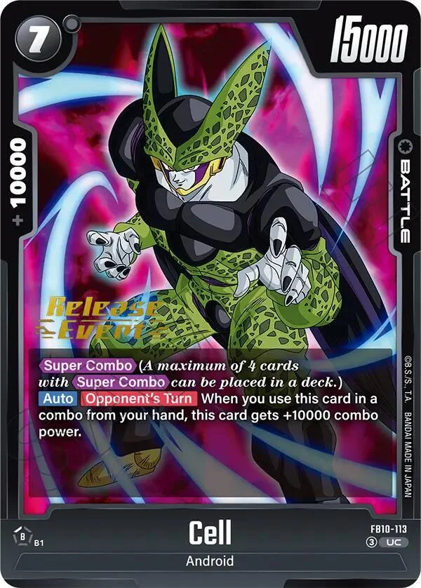 Cell, Cross Force Release Event Cards FB10-113