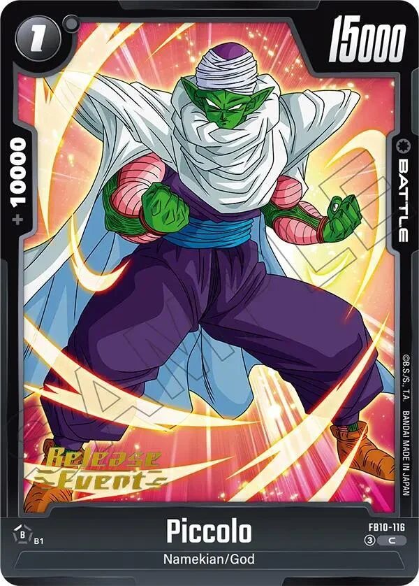Piccolo, Cross Force Release Event Cards FB10-116