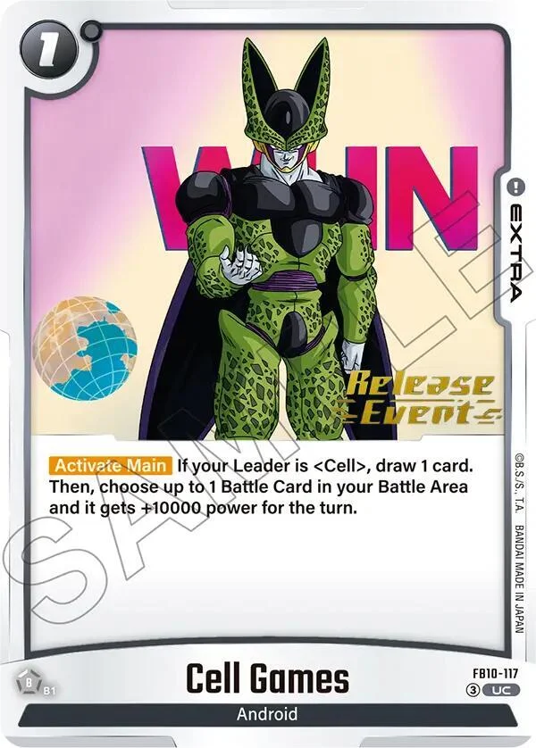 Cell Games, Cross Force Release Event Cards FB10-117
