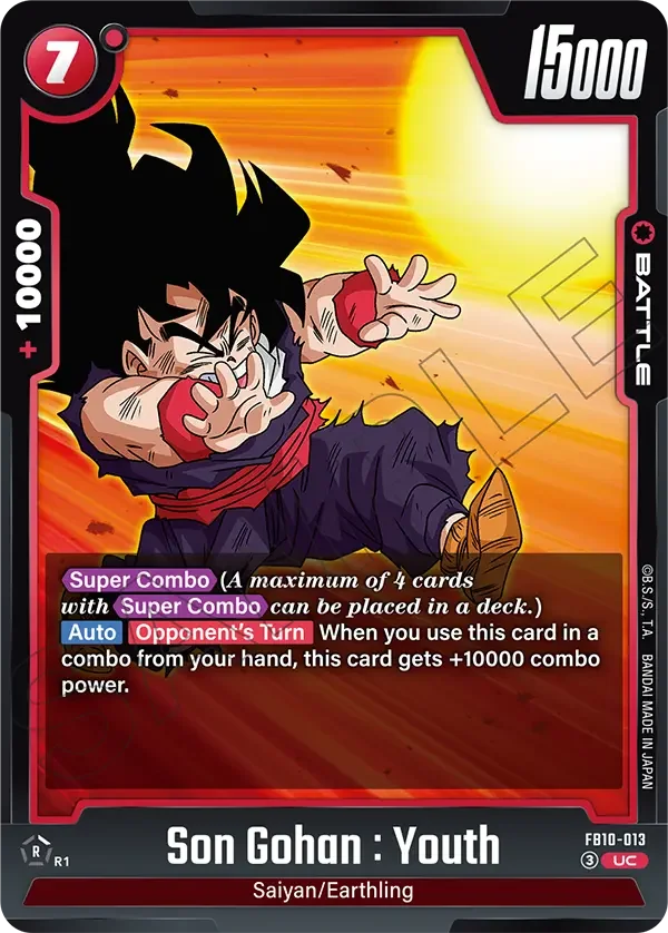Son Gohan : Youth, Cross Force FB10-013