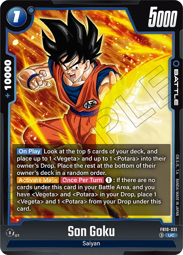 Son Goku, Cross Force FB10-031