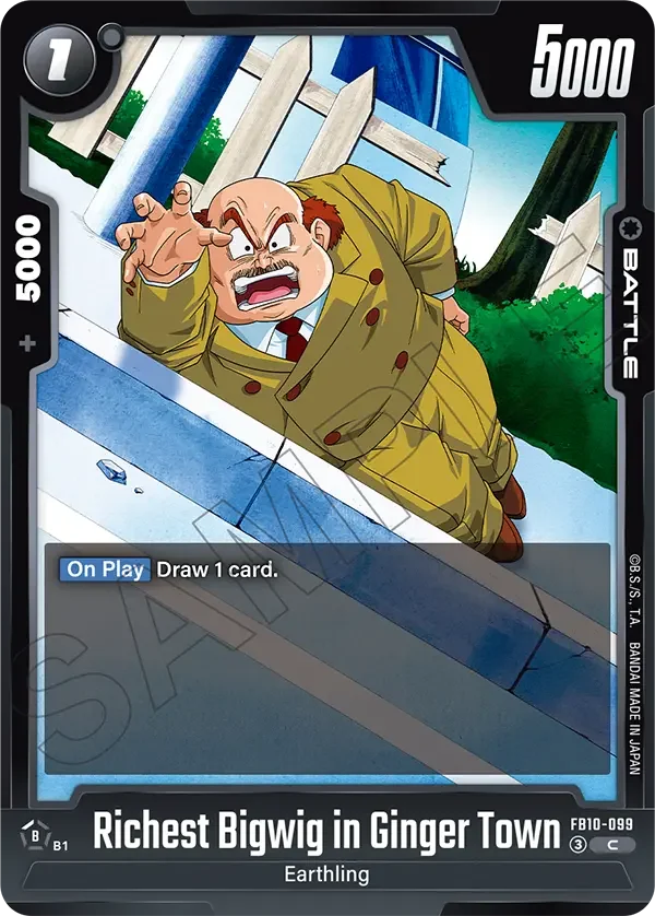 Richest Bigwig in Ginger Town, Cross Force FB10-099