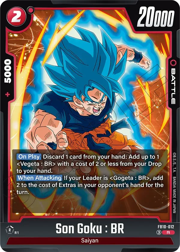 Son Goku : BR, Cross Force FB10-012
