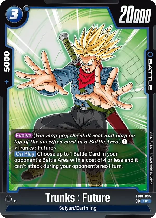 Trunks : Future, Cross Force FB10-034