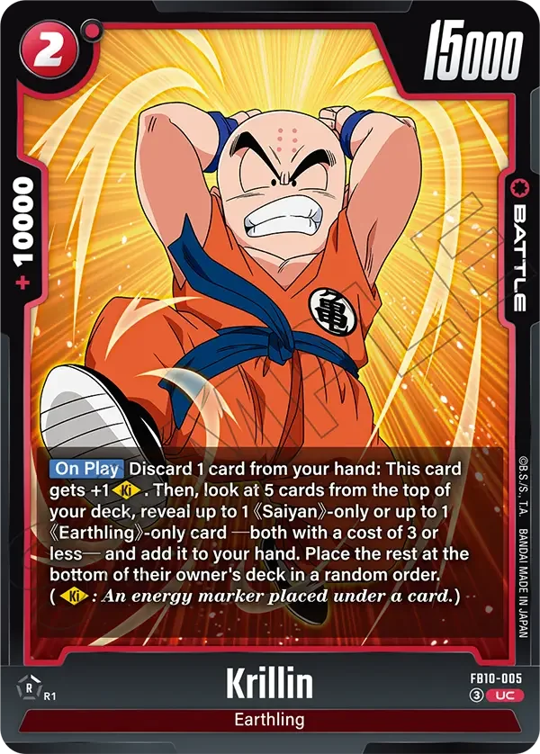 Krillin, Cross Force FB10-005