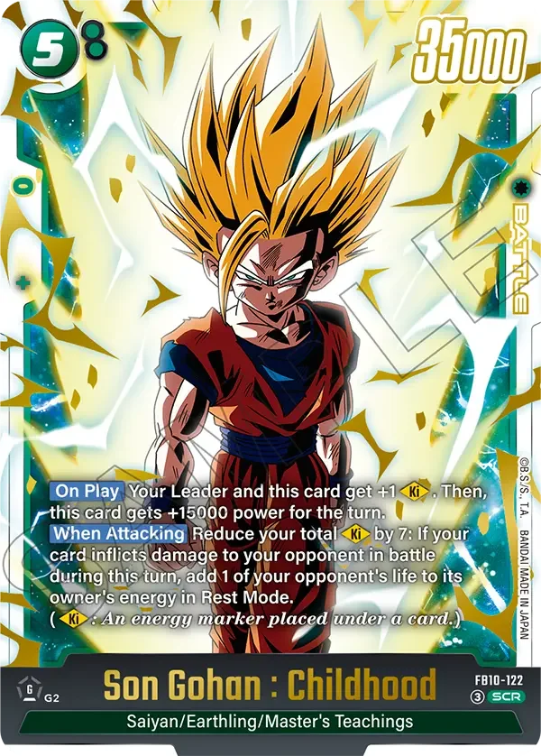 Son Gohan : Childhood, Cross Force FB10-122