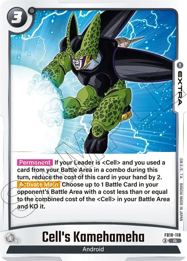 Cell's Kamehameha, Cross Force FB10-118