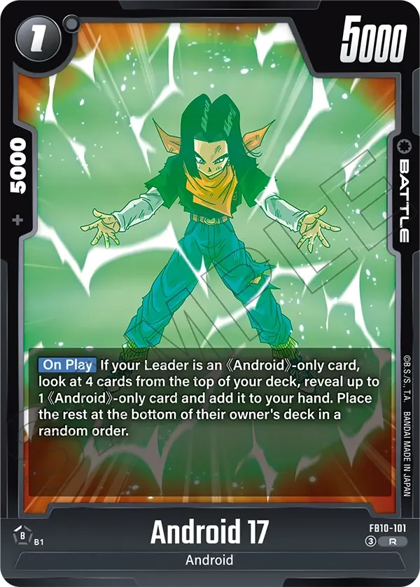 Android 17, Cross Force FB10-101