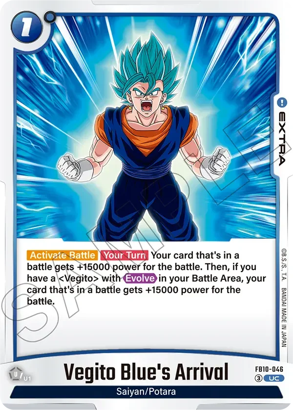 Vegito Blue's Arrival, Cross Force FB10-046