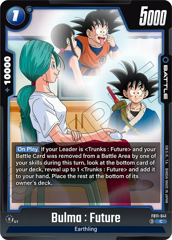 Bulma : Future, Brightness of Hope FB11-041