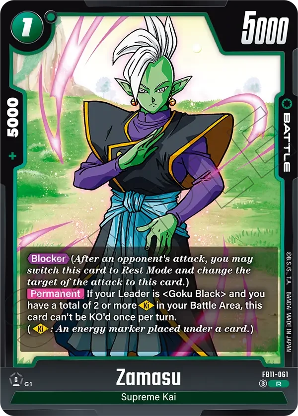 Zamasu, Brightness of Hope FB11-061
