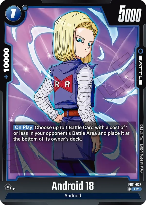 Android 18, Brightness of Hope FB11-027