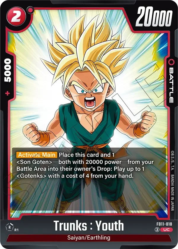 Trunks : Youth, Brightness of Hope FB11-018