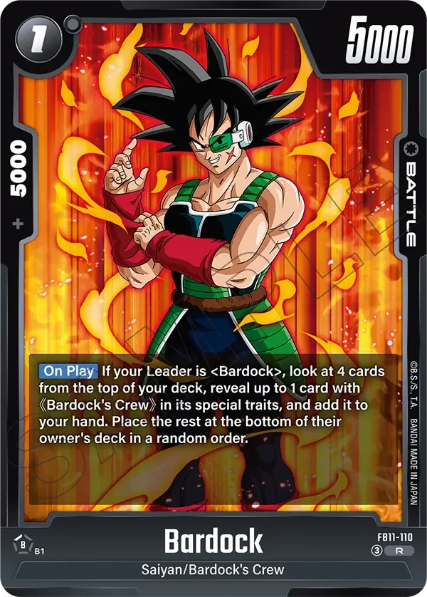 Bardock, Brightness of Hope FB11-110