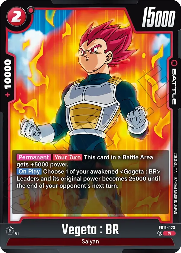 Vegeta : BR, Brightness of Hope FB11-023