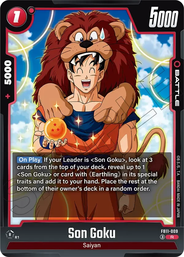 Son Goku, Brightness of Hope FB11-009