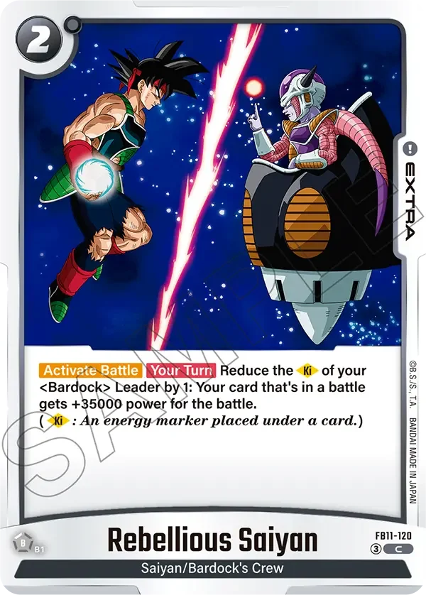 Rebellious Saiyan, Brightness of Hope FB11-120