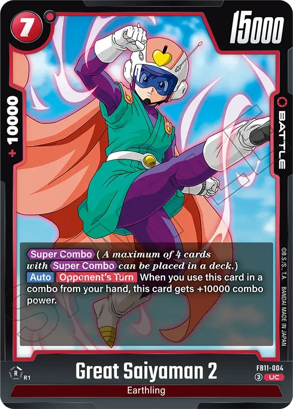 Great Saiyaman 2, Brightness of Hope FB11-004