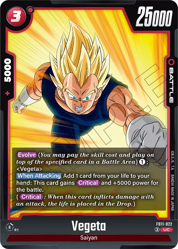 Vegeta, Brightness of Hope FB11-022