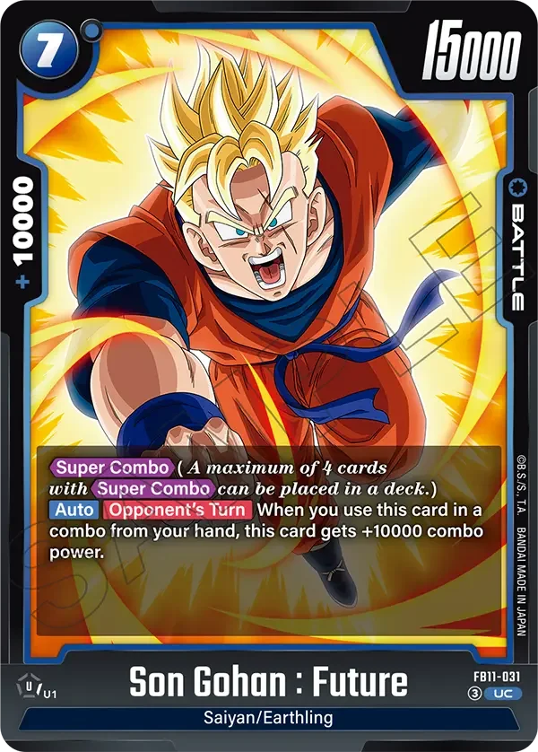 Son Gohan : Future, Brightness of Hope FB11-031