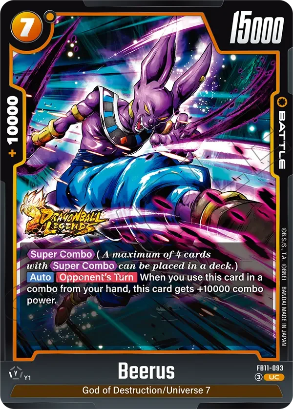 Beerus, Brightness of Hope FB11-093