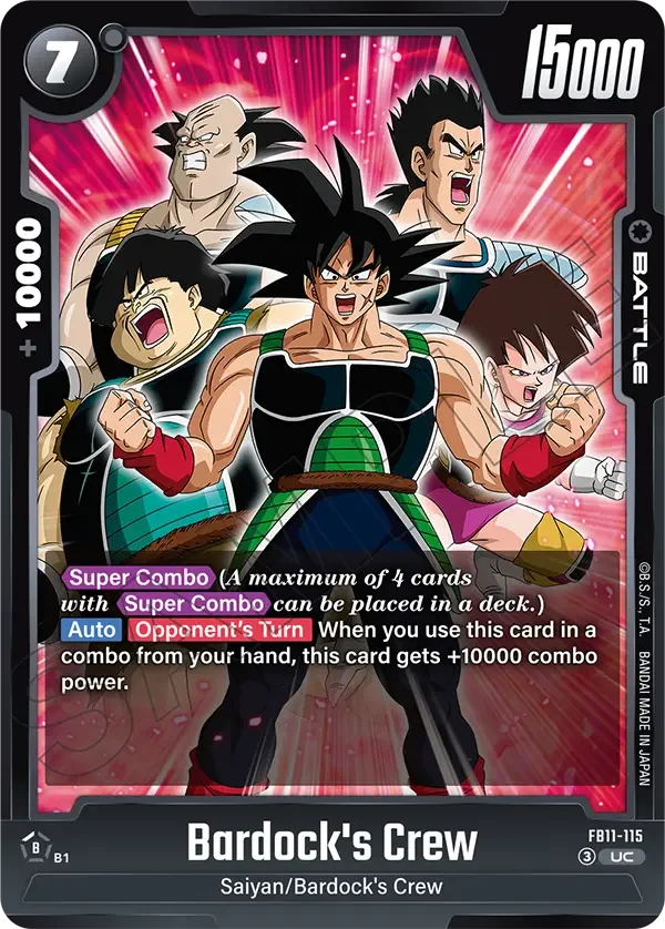 Bardock's Crew, Brightness of Hope FB11-115
