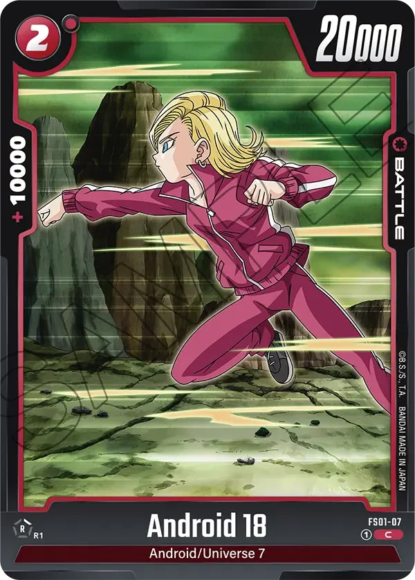 Android 18, Starter Deck 1: Son Goku FS01-07