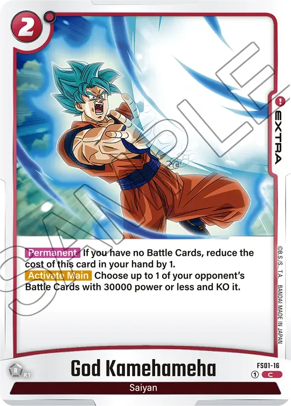 God Kamehameha, Starter Deck 1: Son Goku FS01-16