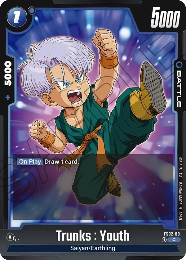Trunks : Youth, Starter Deck 2: Vegeta FS02-08