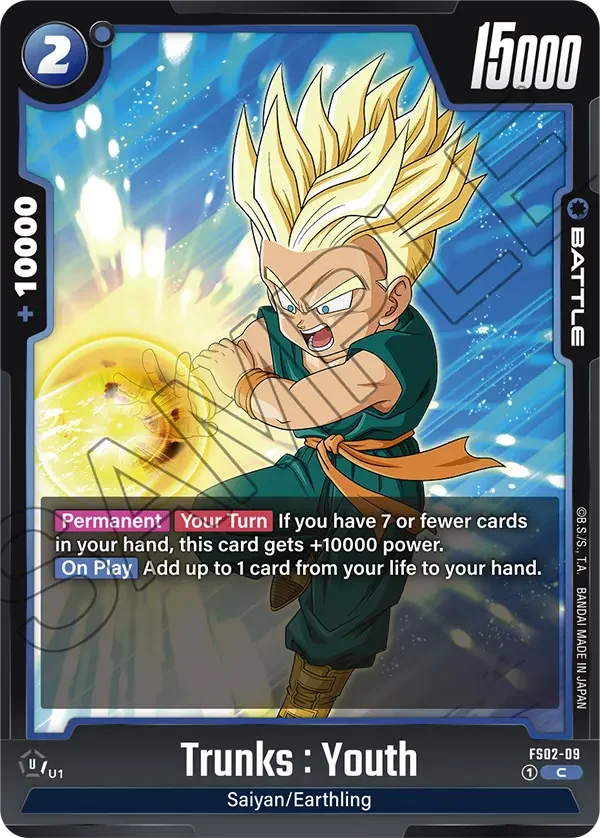 Trunks : Youth, Starter Deck 2: Vegeta FS02-09