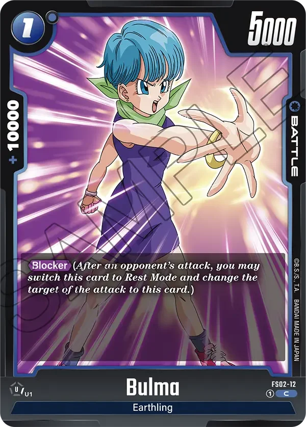 Bulma, Starter Deck 2: Vegeta FS02-12