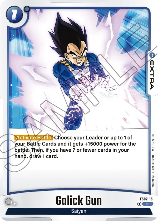 Galick Gun, Starter Deck 2: Vegeta FS02-15