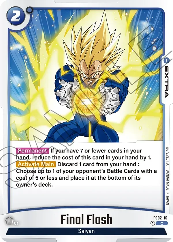 Final Flash, Starter Deck 2: Vegeta FS02-16