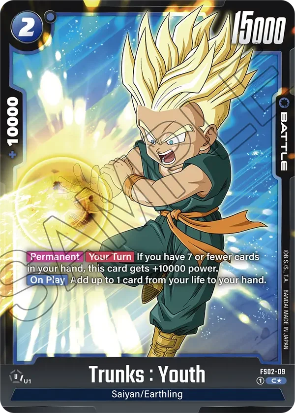 Trunks : Youth, Starter Deck 2: Vegeta FS02-09