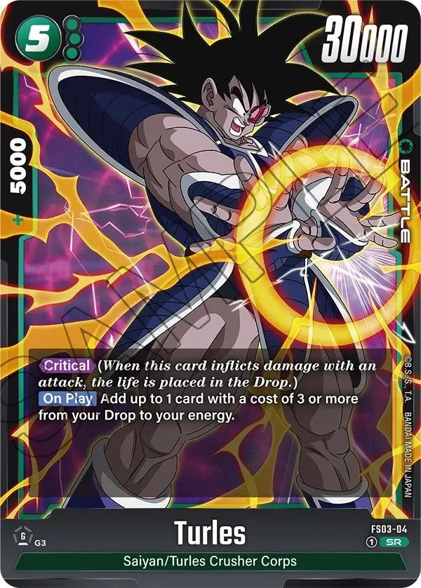 Turles, Starter Deck 3: Broly FS03-04