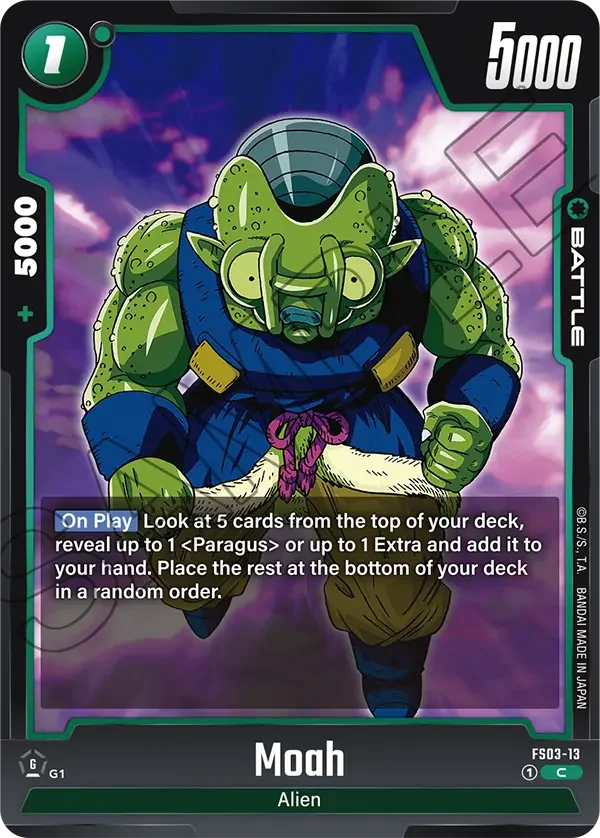 Moah, Starter Deck 3: Broly FS03-13