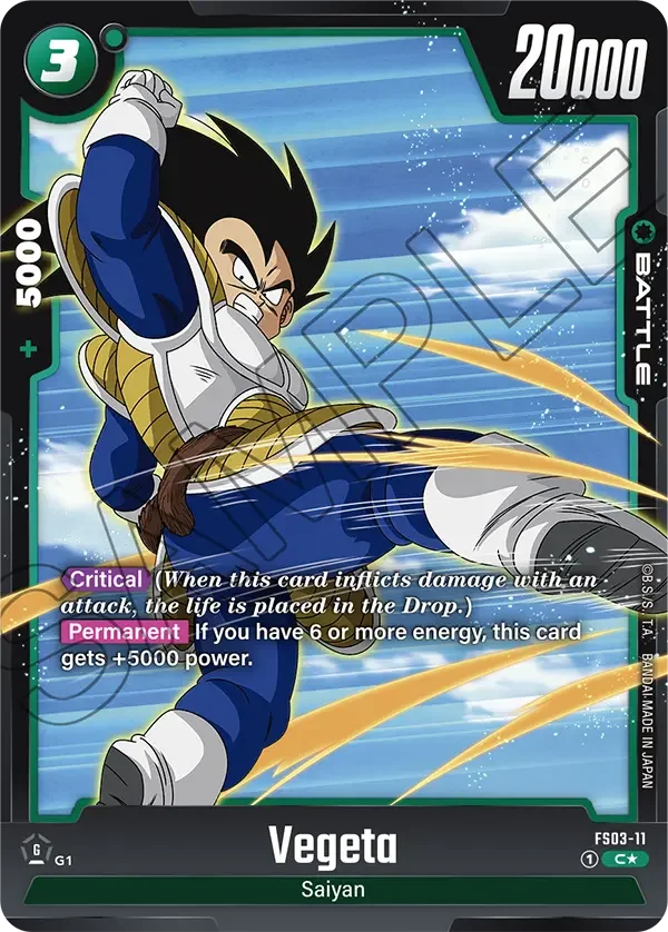 Vegeta, Starter Deck 3: Broly FS03-11