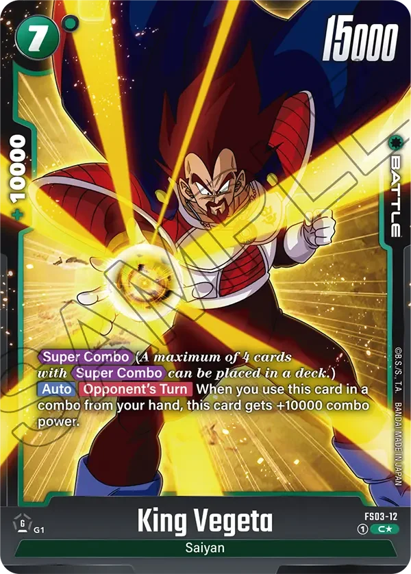 King Vegeta, Starter Deck 3: Broly FS03-12