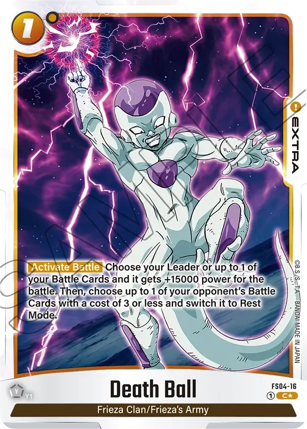 Death Ball, Starter Deck 4: Frieza Alternate Art Reprints FS04-16