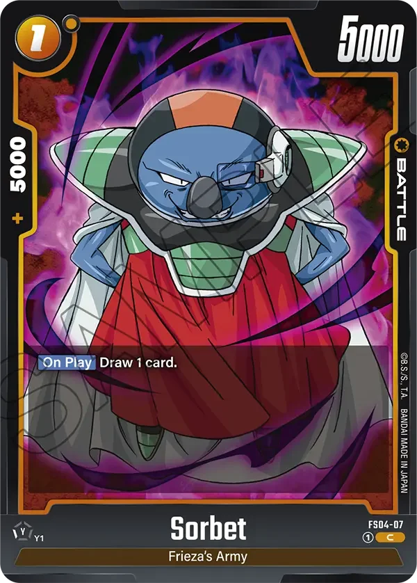 Sorbet, Starter Deck 4: Frieza FS04-07