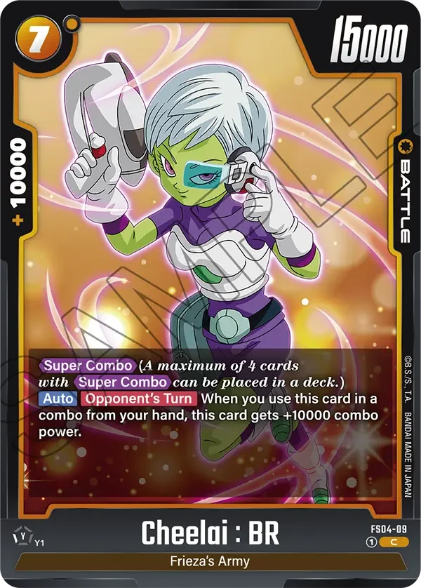 Cheelai : BR, Starter Deck 4: Frieza FS04-09