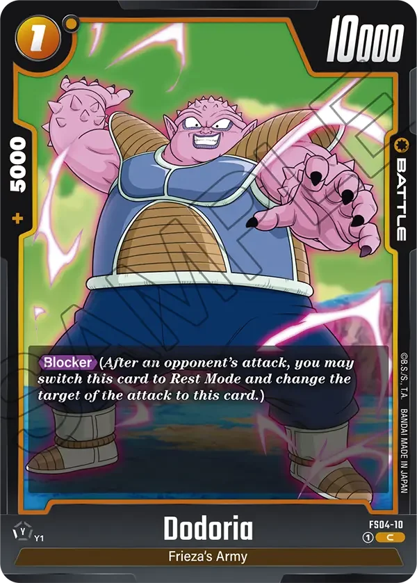 Dodoria, Starter Deck 4: Frieza FS04-10
