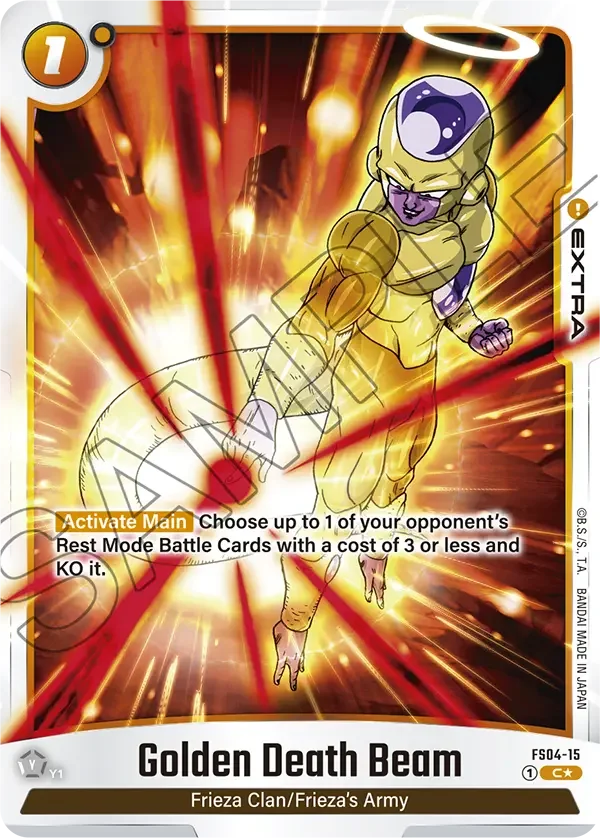 Golden Death Beam, Starter Deck 4: Frieza FS04-15