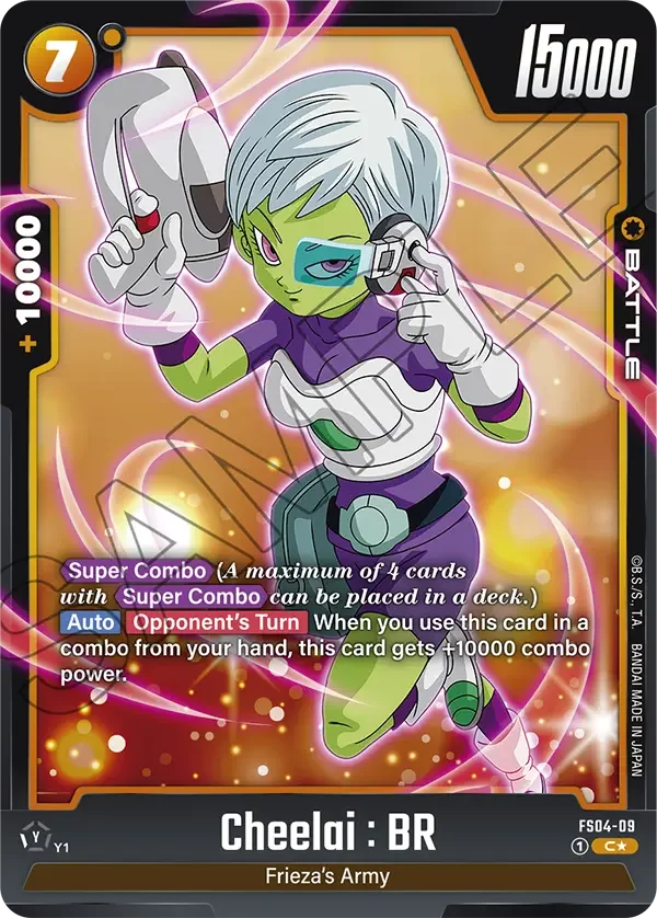 Cheelai : BR, Starter Deck 4: Frieza FS04-09