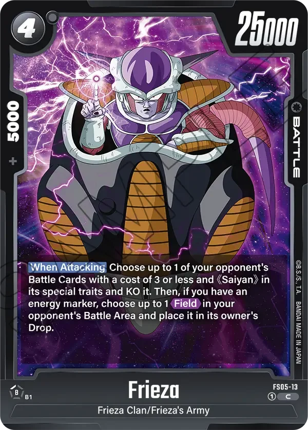 Frieza, Starter Deck 5: Bardock FS05-13