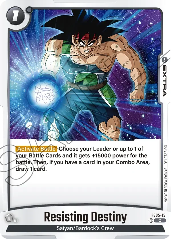 Resisting Destiny, Starter Deck 5: Bardock FS05-15