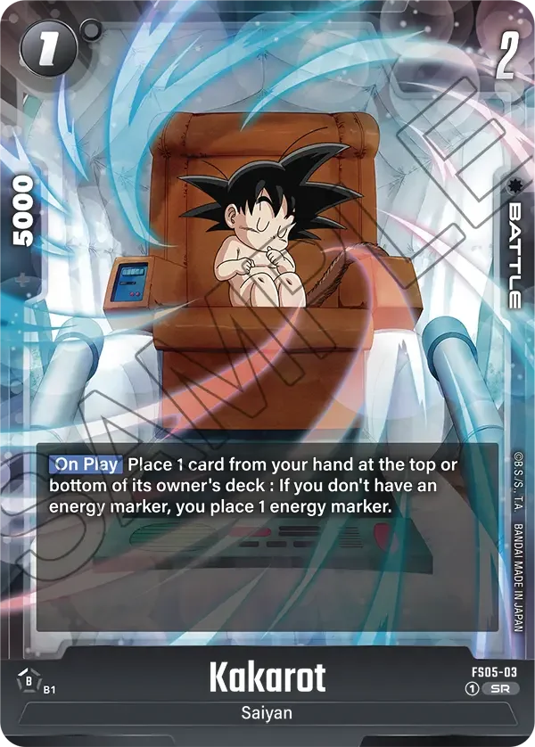 Kakarot, Starter Deck 5: Bardock FS05-03