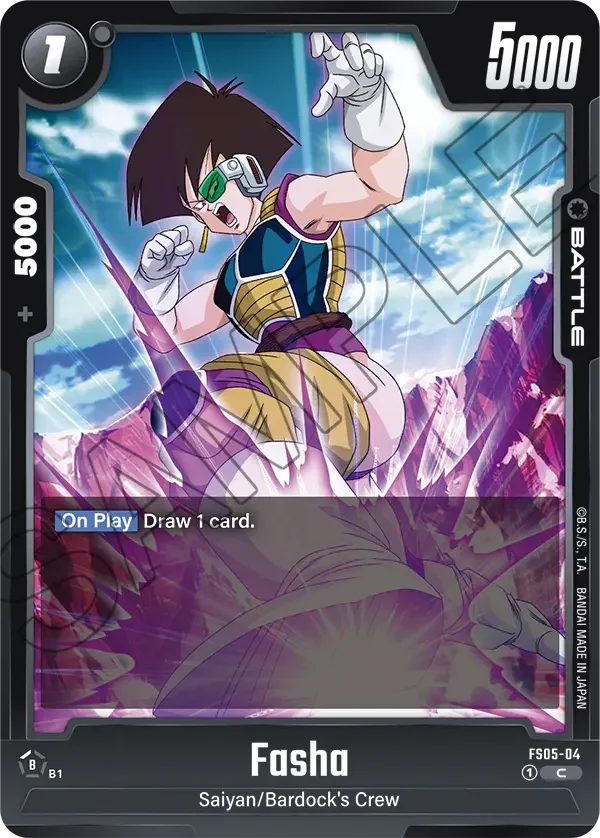 Fasha, Starter Deck 5: Bardock FS05-04