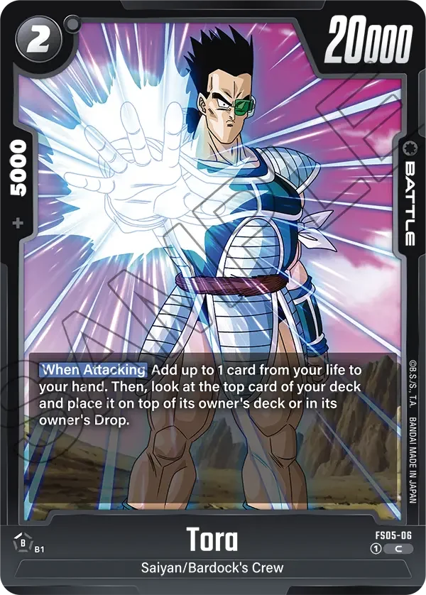 Tora, Starter Deck 5: Bardock FS05-06