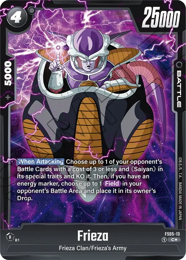 Frieza, Starter Deck 5: Bardock FS05-13
